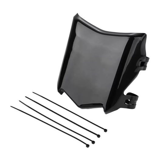 Glossy Black Motocutz Plate